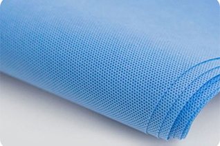하늘색 일회용 부직포 수술포